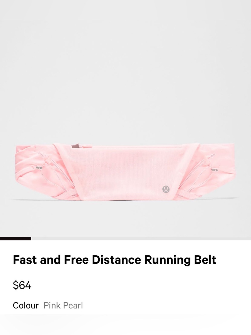 Lululemon running belt
